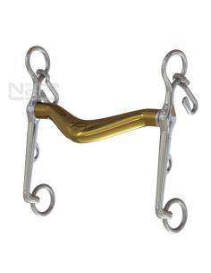 Bocado de Doma Neue Schule Turtle Tilt Pata Larga 14mm